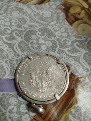 Moneda Plata Águila Americana 2006