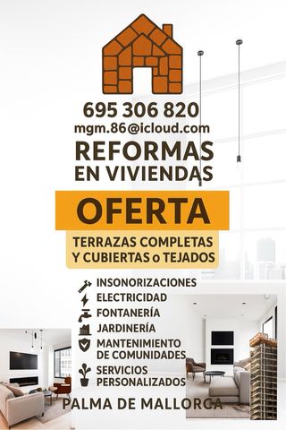 Reformas a medida!no dude en consultarnos!