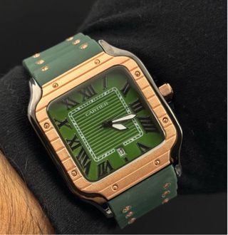12 relojes de lujo - oro y plata