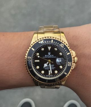 12 relojes de lujo - oro y plata