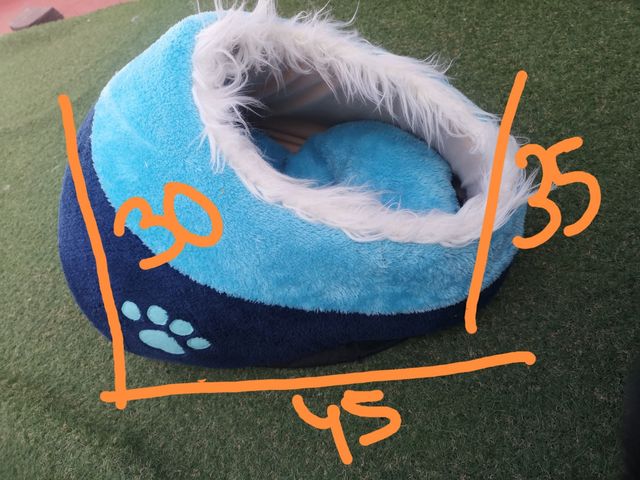 Cama flexible o cueva mascotas - Azul, trixie