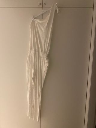 Tuta bianca intrecciata