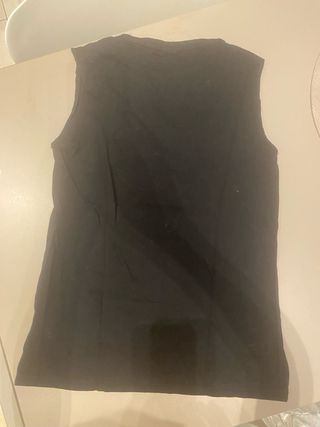 Top estivo nero - paillettes oro