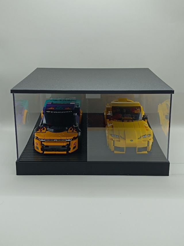 Vitrina Lego Speed Champions - 2 coches