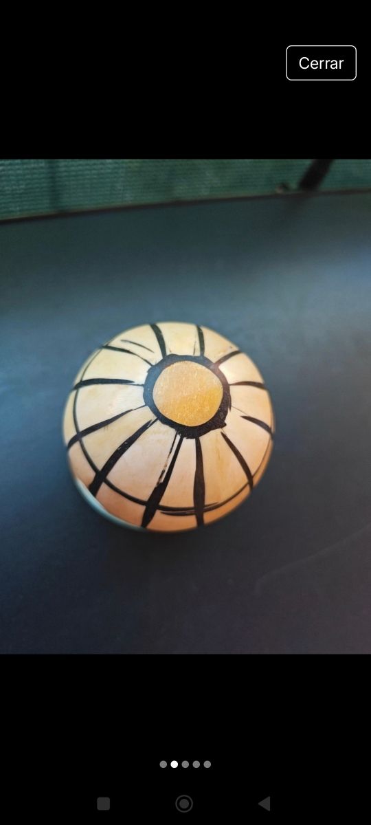 Bola Hueso Pulido Decorativa