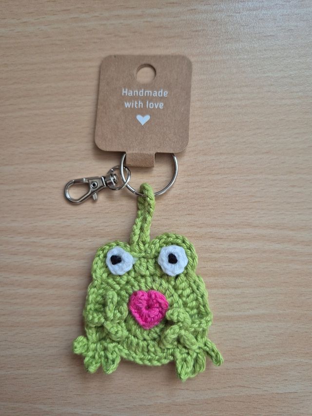 Portachiavi all'uncinetto fatti a mano