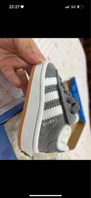 Adidas Campus Bambino Grigie - NUOVE