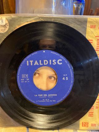 Singolo Mina - La fine del mondo (45 giri)