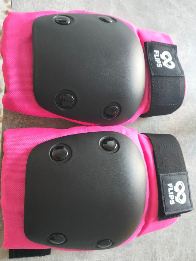 Rodilleras FLIPS niña rosa como nuevo