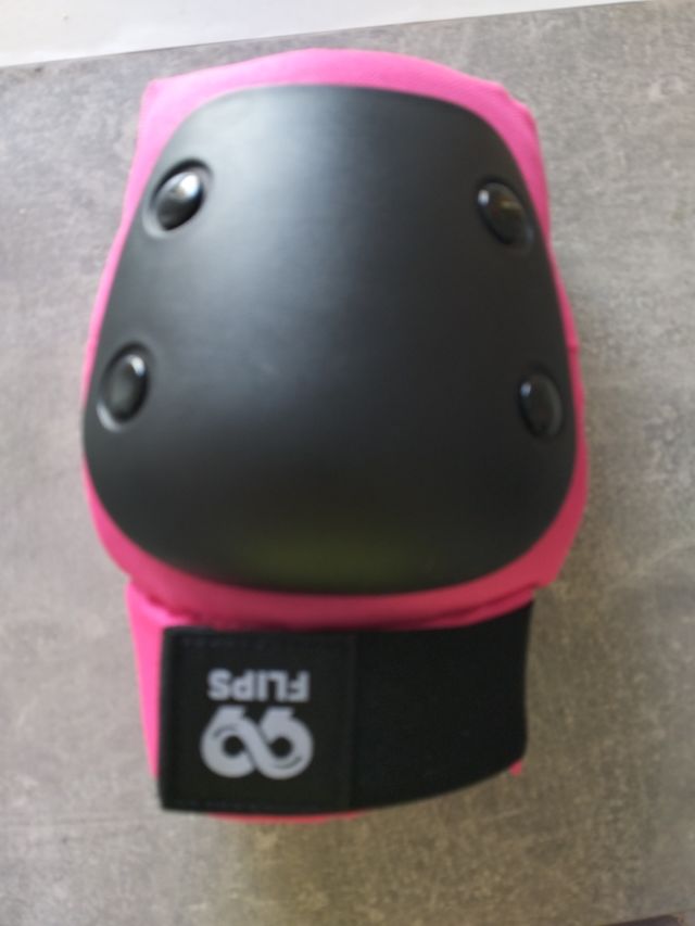 Rodilleras FLIPS niña rosa como nuevo