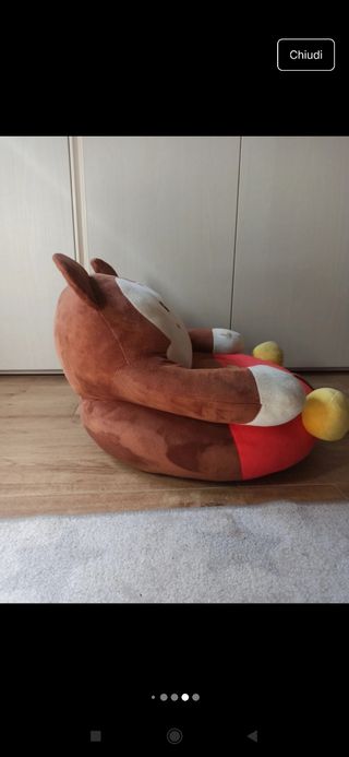 Poltroncina Scimmia Peluche 