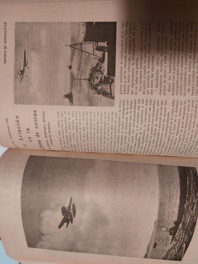 Revista de Aeronáutica 1950 historia  militar