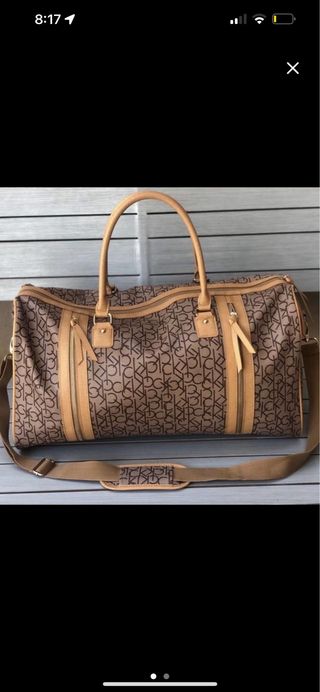 Maleta viaje Calvin Klein - Marrón Beige