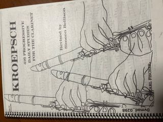 Kroepsch 416: Estudios Clarinete