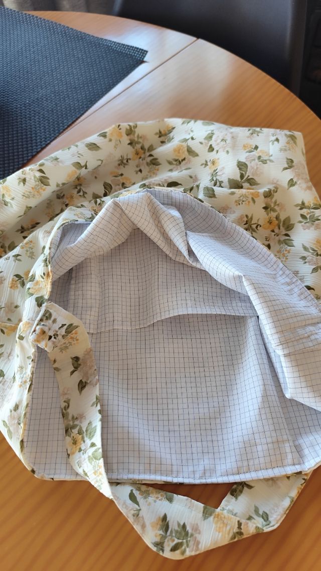 Bolsa shopper estampada flores