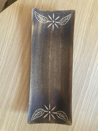 Bandeja madera marrón