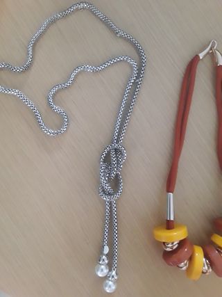 3 Collane: Marrone, Argento