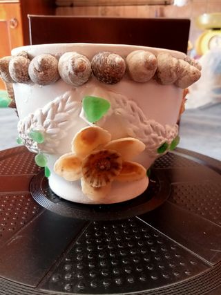 Vaso Ceramica Decorato a Mano