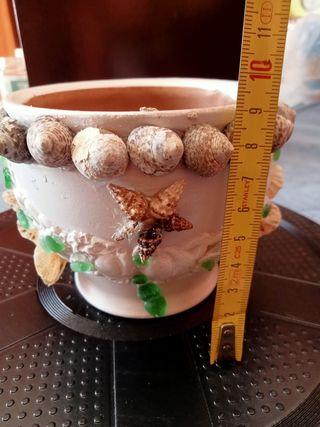 Vaso Ceramica Decorato a Mano