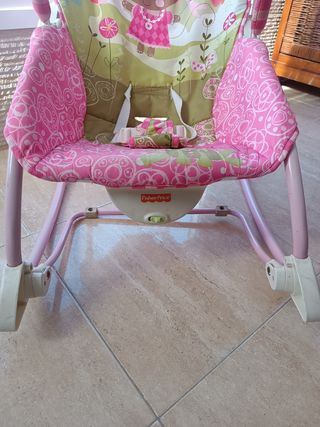 Hamaca bebé infantil rosa