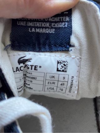 Zapatillas Lacoste - Azul Marino