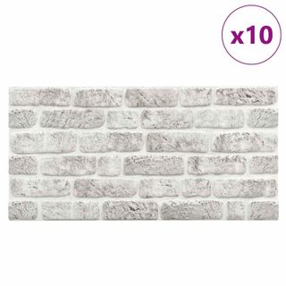 vidaXL Paneles de pared 3D diseño de ladrillo