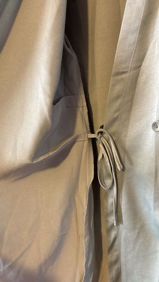 Vestito camicia verde oliva vintage