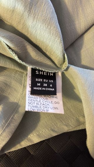 Vestito camicia verde oliva vintage