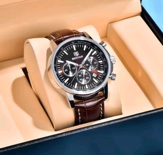 Reloj BENYAR marrón y plata
