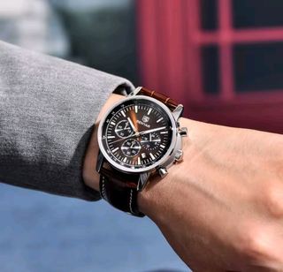 Reloj BENYAR marrón y plata
