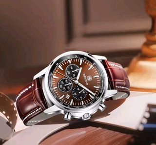 Reloj BENYAR marrón y plata