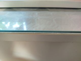 Cristal transparente. Muy grande Todos los cantos