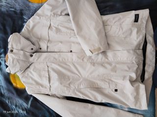Chaqueta Decathlon 3 en 1 Beige