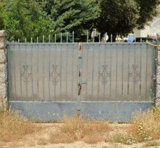 Puerta hierro finca - 190x375cm
