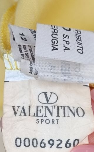 Polo Uomo Valentino Vintage Gialla