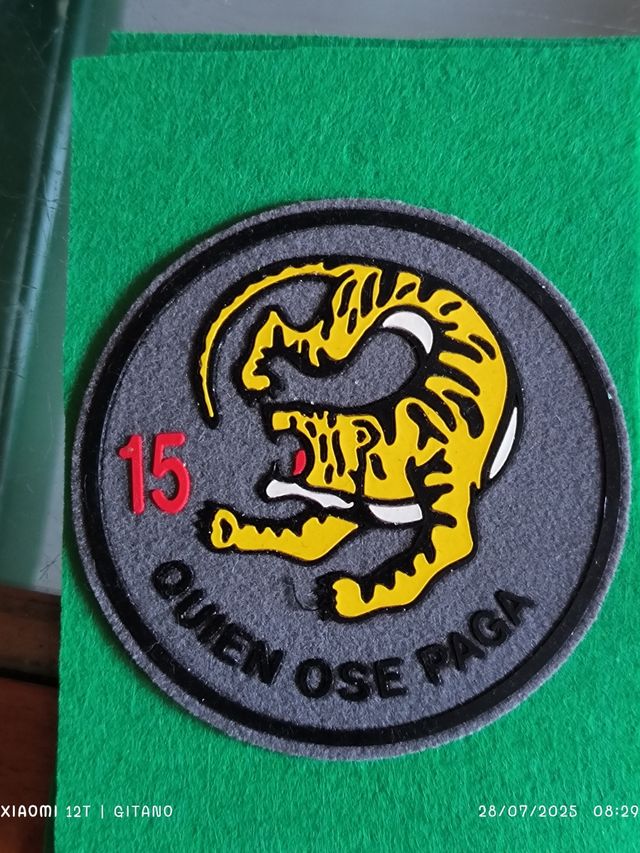 Parche militar 15 Quien Ose Paga