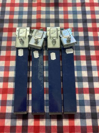 Patas somier metalicas azules - 4uds