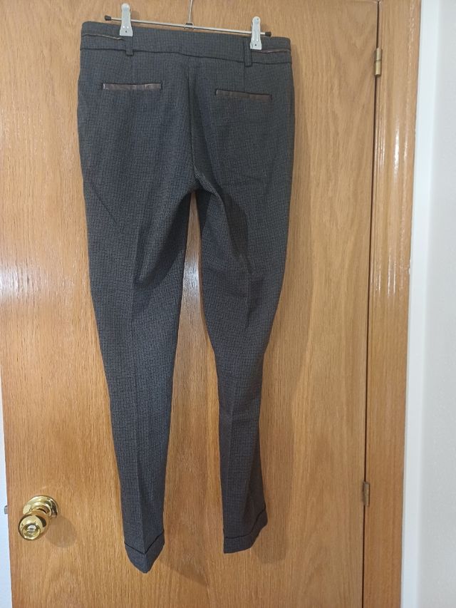 Pantalones vestir invierno - Gris, Marrón