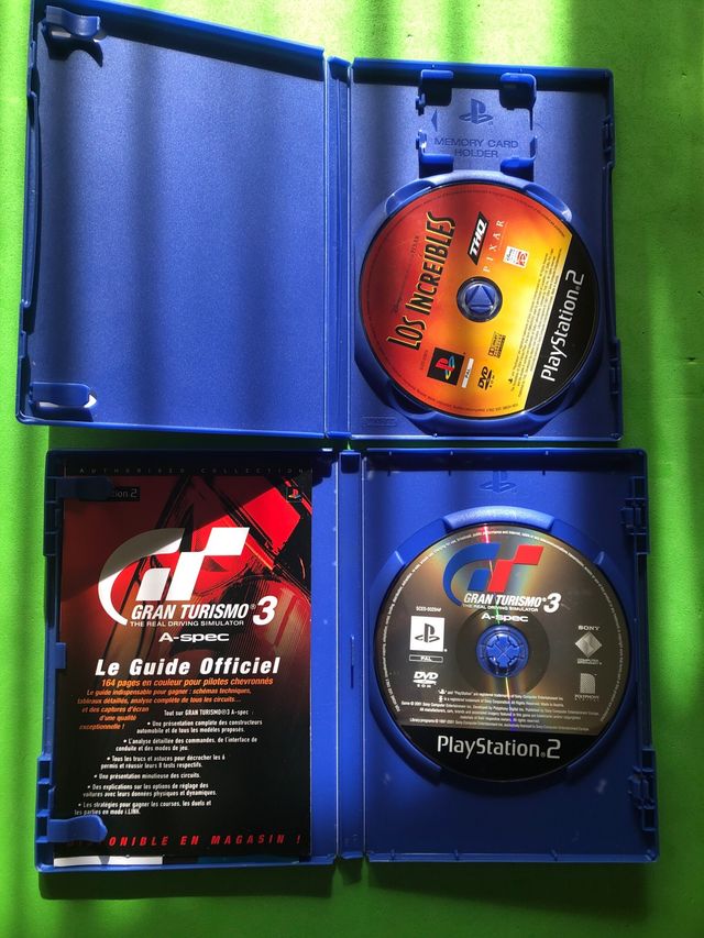 PS2: Gran Turismo 3 & Los Increíbles