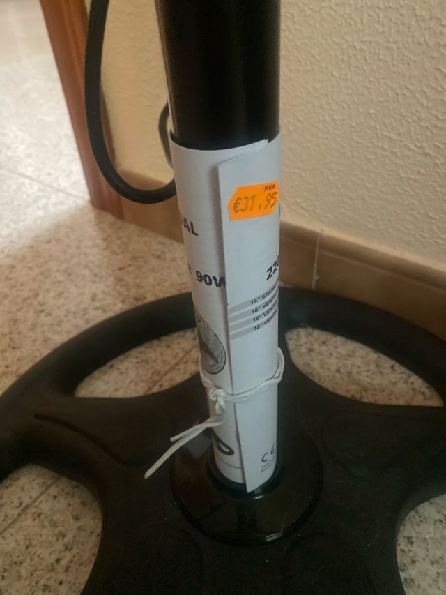 Ventilador pie - Negro