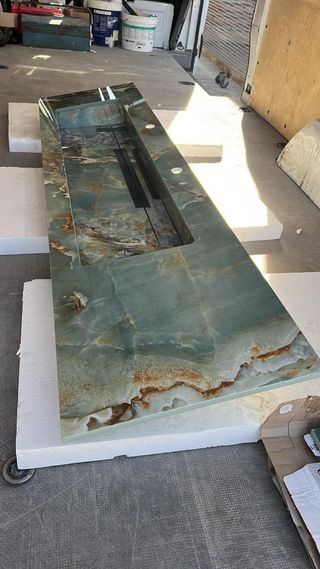 ENCIMERA EFECTO MARMOL