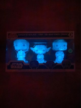 Funko Pop! Star Wars Obi Wan, Yoda y Anakin