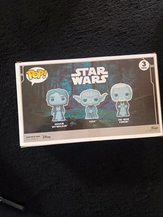 Funko Pop! Star Wars Obi Wan, Yoda y Anakin