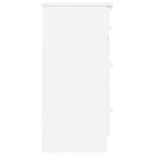 vidaXL Cómoda cajonera ALTA madera maciza pino