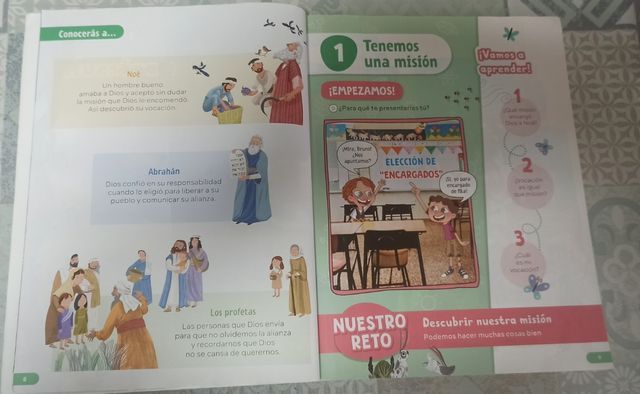 Religión católica. 3 primaria. Edén. Revuela