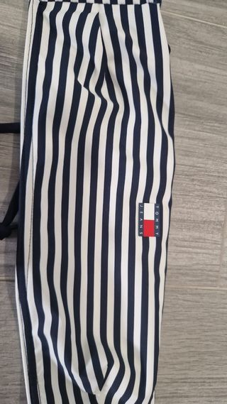 Bikini Tommy Jeans XS rayas azul-blanco