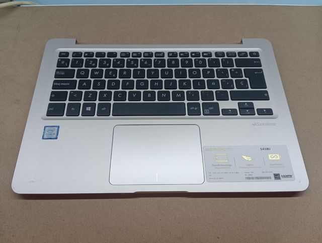 Teclado Asus VivoBook S14 S410U con touchpad