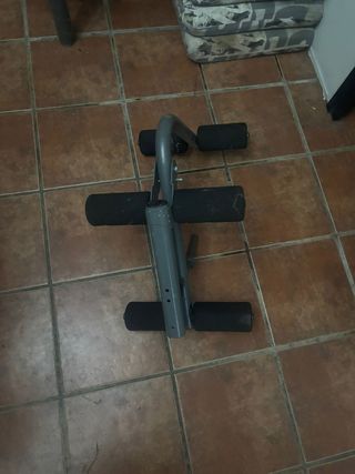 Máquina ejercicio multifuncional + pesas