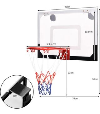 Mini canasta baloncesto