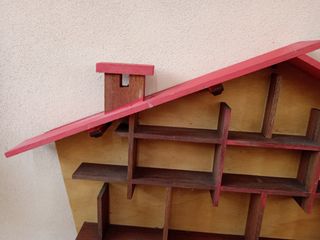 Casetta bacheca legno vintage